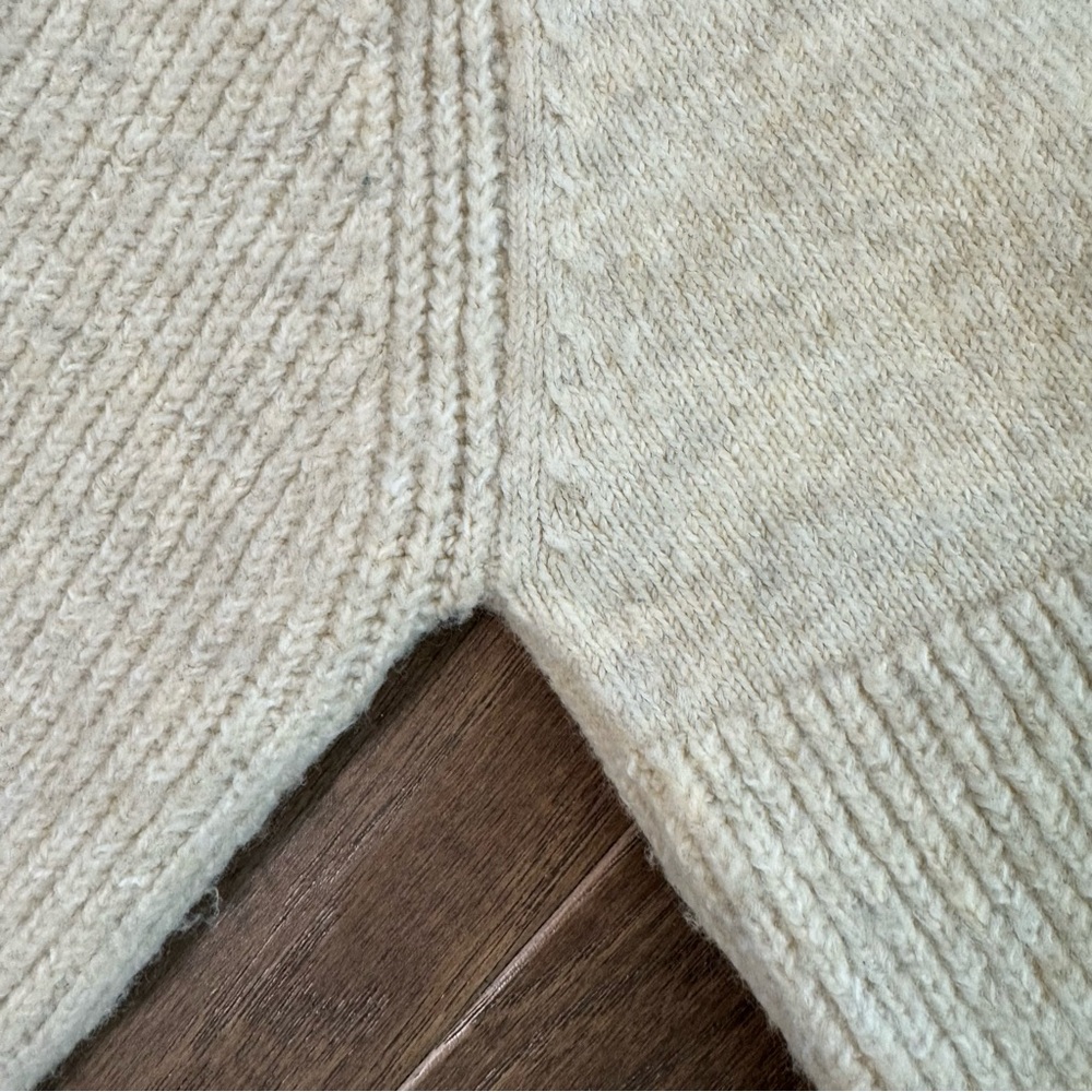 Topshop Cozy Cream Crew Neck Sweater - Picture 4 of 9